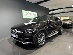 Svart (obsidiansvartmetallic) Begagnad 2019 Mercedes GLC220 AMG Sportkupé | 399 000 kr (Marknadspris)