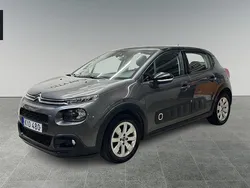 Grå Begagnad 2018 Citroën C3 PureTech Halvkombi | 119 900 kr (Marknadspris)
