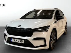 Vit Begagnad 2021 Skoda Enyaq iV SportLine SUV | 379 500 kr (Dyr)