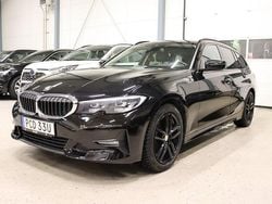Svart Begagnad 2020 BMW 320 Sport Line Kombi | 279 900 kr (Marknadspris)