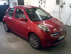 Röd Begagnad 2006 Nissan Micra Halvkombi | 19 500 kr
