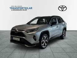 Grå Begagnad 2021 Toyota RAV4 Hybrid Premium SUV | 399 900 kr (Marknadspris)
