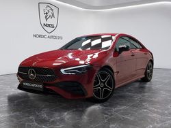Röd Begagnad 2024 Mercedes CLA200 AMG Sportkupé | 399 900 kr (Marknadspris)