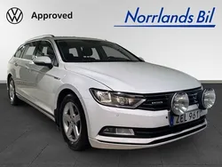 Vit (pure white) Begagnad 2018 VW Passat Kombi | 154 000 kr (Marknadspris)