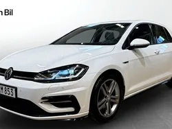 Vit Begagnad 2018 VW Golf VII R-line Plus Halvkombi | 234 900 kr (Dyr)