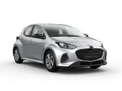 Grå Ny 2024 Mazda 2 Center-Line Halvkombi | 273 400 kr (Marknadspris)