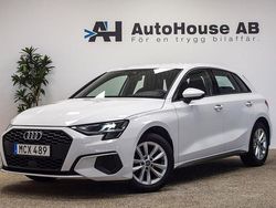 Vit Begagnad 2022 Audi A3 Sportback Proline Halvkombi | 264 000 kr (Marknadspris)