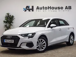 Vit Begagnad 2022 Audi A3 Sportback Proline Halvkombi | 269 000 kr (Lite dyr)