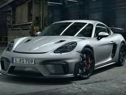 Silver Ny 2025 Porsche 718 Cayman GT4 Sportkupé | 1 826 400 kr