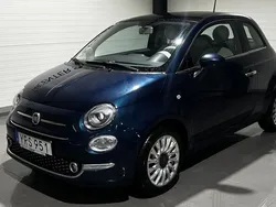 Blå Begagnad 2017 Fiat 500 Lounge Halvkombi | 79 900 kr (Bra pris)