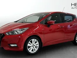 Röd (red) Begagnad 2020 Nissan Micra Acenta Halvkombi | 134 900 kr (Lite dyr)