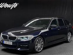 Svart Begagnad 2017 BMW 540 M Sport Kombi | 389 800 kr (Marknadspris)