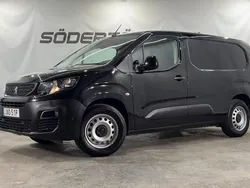 Svart Begagnad 2022 Peugeot E-Partner Minibuss | 229 900 kr (Superpris)
