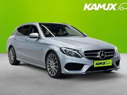 Silver (grå) Begagnad 2017 Mercedes C220 AMG Kombi | 239 800 kr (Lite dyr)