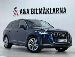 Blå Begagnad 2019 Audi Q7 S-Line SUV | 539 900 kr (Bra pris)