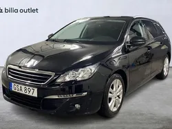 Svart Begagnad 2015 Peugeot 308 Active Kombi | 94 900 kr (Bra pris)
