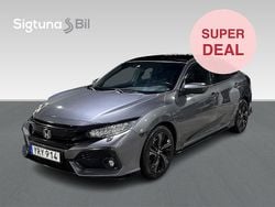 Grå Begagnad 2017 Honda Civic Halvkombi | 199 900 kr (Marknadspris)