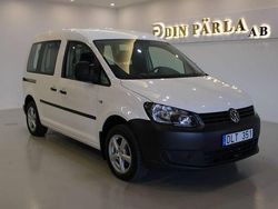 Vit Begagnad 2013 VW Caddy Minibuss | 84 900 kr (Lite dyr)