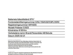 Ljusgrå (grå) Begagnad 2023 Polestar 2 Pilot-lite Halvkombi | 329 900 kr (Bra pris)