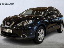 Svart Begagnad 2016 Nissan Qashqai 360º SUV | 159 900 kr (Marknadspris)