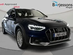 Navarrablå metallic Begagnad 2023 Audi A4 Allroad Proline Kombi | 499 900 kr (Dyr)