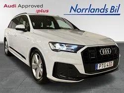 Vit Begagnad 2021 Audi Q7 S-Line SUV | 689 000 kr (Lite dyr)