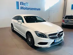 Vit (vit metallic) Begagnad 2017 Mercedes CLS350 Shooting Brake AMG Kombi | 234 900 kr (Dyr)