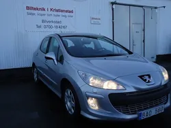 Ljusgrå (grå) Begagnad 2008 Peugeot 308 Halvkombi | 42 500 kr (Marknadspris)
