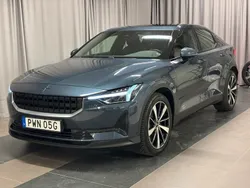 Mörkblå (blå) Begagnad 2021 Polestar 2 Plus Sedan | 369 900 kr (Marknadspris)