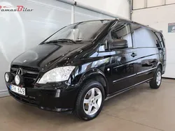 Svart Begagnad 2012 Mercedes Vito Minibuss | 69 900 kr (Marknadspris)