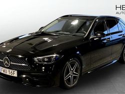 Svart (black) Begagnad 2022 Mercedes C220 AMG Kombi | 339 900 kr (Marknadspris)