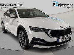 Vit Begagnad 2022 Skoda Octavia Scout Kombi | 319 900 kr (Marknadspris)
