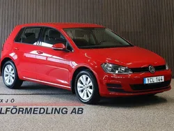 Röd Begagnad 2016 VW Golf VII Halvkombi | 99 900 kr (Bra pris)