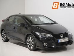 Svart Begagnad 2015 Honda Civic Sport Halvkombi | 119 500 kr (Marknadspris)