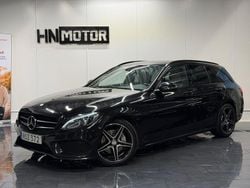 Svart Begagnad 2016 Mercedes C220 AMG line Kombi | 199 900 kr (Marknadspris)
