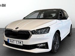Vit (candy white/black roof) Begagnad 2025 Skoda Fabia Selection Halvkombi | 234 900 kr (Marknadspris)