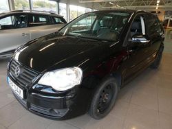 Svart Begagnad 2009 VW Polo Trendline Halvkombi | 44 300 kr (Bra pris)