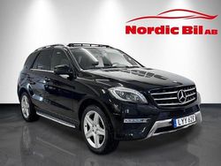 Svart Begagnad 2014 Mercedes ML350 AMG line SUV | 169 900 kr (Marknadspris)