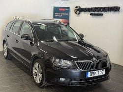 Svart Begagnad 2015 Skoda Superb Kombi | 94 900 kr (Bra pris)