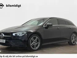Svart Begagnad 2021 Mercedes CLA250e Shooting Brake AMG Kombi | 279 900 kr (Lite dyr)