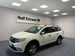 Vit Begagnad 2019 Dacia Logan MCV Stepway Kombi | 104 500 kr (Marknadspris)