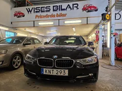 Svart Begagnad 2015 BMW 320 Sport Line Kombi | 129 000 kr (Bra pris)