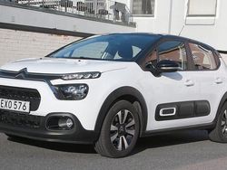 Vit Begagnad 2021 Citroën C3 PureTech Halvkombi | 159 000 kr (Marknadspris)