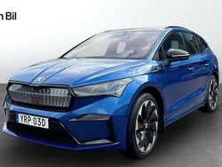 Blå Begagnad 2024 Skoda Enyaq iV SportLine SUV | 559 900 kr (Marknadspris)
