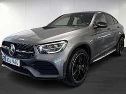 Grå (grey) Begagnad 2022 Mercedes GLC300 Sportkupé | 599 500 kr