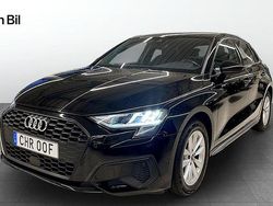 Svart Begagnad 2022 Audi A3 Sportback Proline Halvkombi | 229 000 kr (Marknadspris)