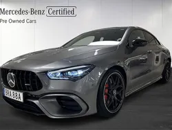 Mörkgrå (grå) Begagnad 2025 Mercedes CLA45 AMG AMG Sportkupé | 689 700 kr (Lite dyr)