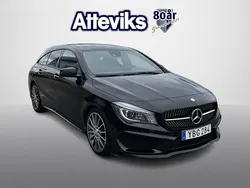 Svart Begagnad 2015 Mercedes CLA220 Shooting Brake AMG Kombi | 189 900 kr (Marknadspris)
