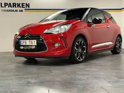 Röd Begagnad 2011 Citroën DS3 Halvkombi | 59 900 kr (Lite dyr)