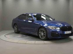 Blå Begagnad 2021 BMW 520 Sedan | 409 000 kr (Marknadspris)